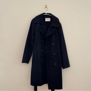 Everlane Black Trench Coat